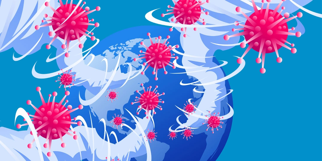 Illustration af jordkloden